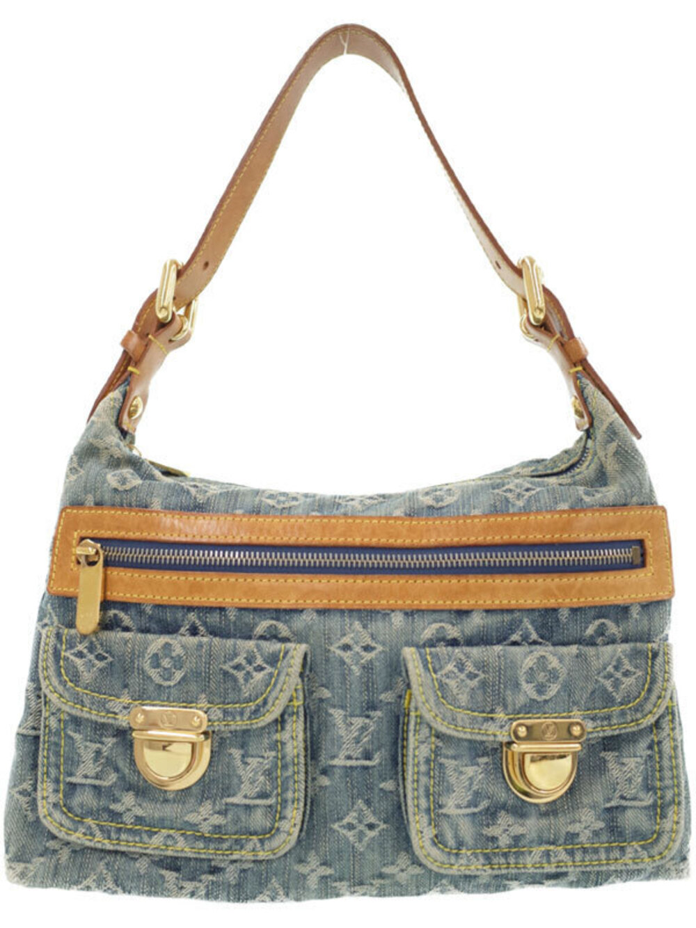 Louis Vuitton Monogram Denim Baggy Shoulder Bag